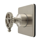 Fuller Single-Handle Six-Way Diverter Valve with Square Trim Kit