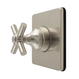 Elinvar Single-Handle Six-Way Diverter Valve with Square Trim Kit