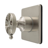 Belknap Single-Handle Six-Way Diverter Valve with Square Trim Kit