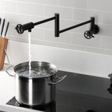 Fuller Two-Handle Wall Mount Pot Filler