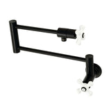 Metropolitan Two-Handle 1-Hole Wall Mount Pot Filler Faucet