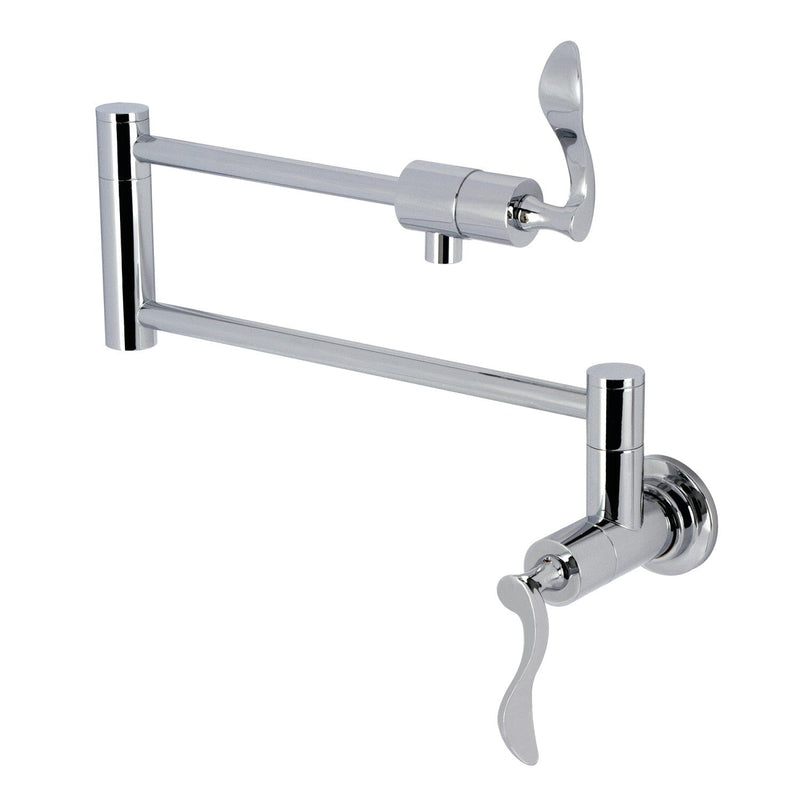 Century Two-Handle 1-Hole Wall Mount Pot Filler Faucet