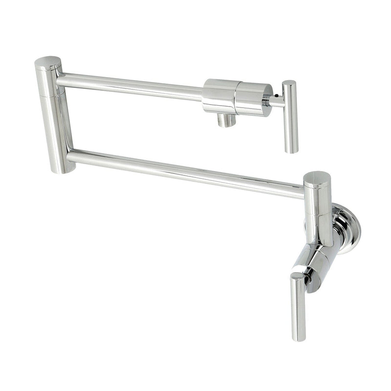 Manhattan Two-Handle 1-Hole Wall Mount Pot Filler Faucet