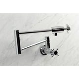 Concord Two-Handle 1-Hole Wall Mount Pot Filler Faucet