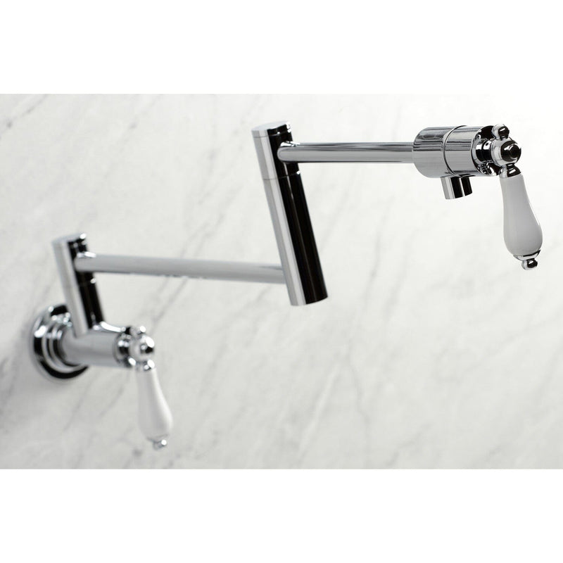 Metropolitan Two-Handle 1-Hole Wall Mount Pot Filler Faucet