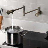 Fuller Two-Handle Wall Mount Pot Filler