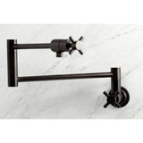 Concord Two-Handle 1-Hole Wall Mount Pot Filler Faucet