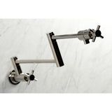Concord Two-Handle 1-Hole Wall Mount Pot Filler Faucet