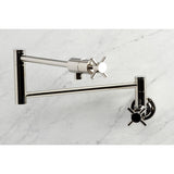 Concord Two-Handle 1-Hole Wall Mount Pot Filler Faucet