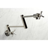 Millennium Two-Handle 1-Hole Wall Mount Pot Filler Faucet