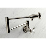 Millennium Two-Handle 1-Hole Wall Mount Pot Filler Faucet