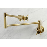 Concord Two-Handle 1-Hole Wall Mount Pot Filler Faucet