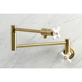 Metropolitan Two-Handle 1-Hole Wall Mount Pot Filler Faucet