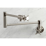Concord Two-Handle 1-Hole Wall Mount Pot Filler Faucet
