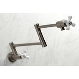 Metropolitan Two-Handle 1-Hole Wall Mount Pot Filler Faucet