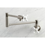 Metropolitan Two-Handle 1-Hole Wall Mount Pot Filler Faucet