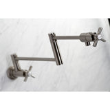 Millennium Two-Handle 1-Hole Wall Mount Pot Filler Faucet