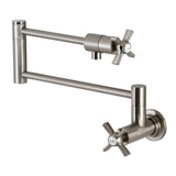 Millennium Two-Handle 1-Hole Wall Mount Pot Filler Faucet