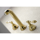 Metropolitan Double-Handle 3-Hole Wall Mount Bathroom Faucet