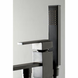 Executive Single-Handle 1-Hole Freestanding Tub Faucet with Hand Shower