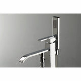 Executive Single-Handle 1-Hole Freestanding Tub Faucet with Hand Shower