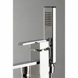 Executive Single-Handle 1-Hole Freestanding Tub Faucet with Hand Shower