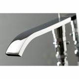 Executive Single-Handle 1-Hole Freestanding Tub Faucet with Hand Shower