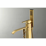 Executive Single-Handle 1-Hole Freestanding Tub Faucet with Hand Shower