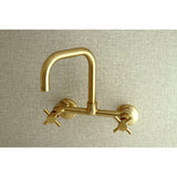 Concord Double-Handle 2-Hole Wall-Mount Bridge Kitchen Faucet