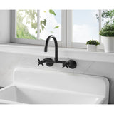 Concord Two-Handle 2-Hole Wall Mount Kitchen Faucet