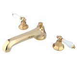 Metropolitan Two-Handle 3-Hole Deck Mount Roman Tub Faucet