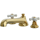 Metropolitan Two-Handle 3-Hole Deck Mount Roman Tub Faucet