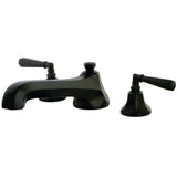 Metropolitan Two-Handle 3-Hole Deck Mount Roman Tub Faucet