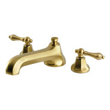 Metropolitan Two-Handle 3-Hole Deck Mount Roman Tub Faucet