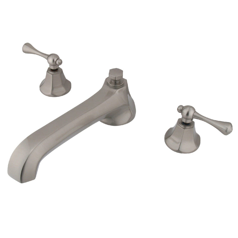 Vintage Two-Handle 3-Hole Deck Mount Roman Tub Faucet