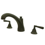 Metropolitan Two-Handle 3-Hole Deck Mount Roman Tub Faucet