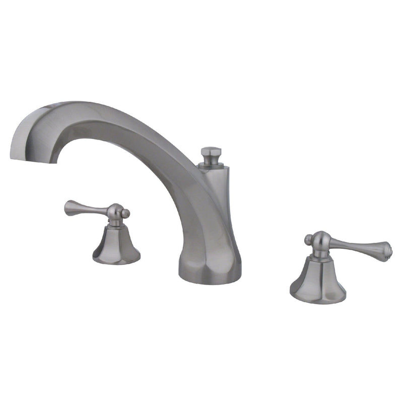 Vintage Two-Handle 3-Hole Deck Mount Roman Tub Faucet