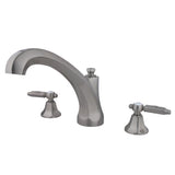 Georgian Two-Handle 3-Hole Deck Mount Roman Tub Faucet