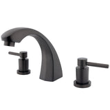 Concord Two-Handle 3-Hole Deck Mount Roman Tub Faucet