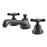Essex Two-Handle 3-Hole Deck Mount Widespread Bathroom Faucet with Brass Pop-Up