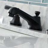 Metropolitan Two-Handle 3-Hole Deck Mount Widespread Bathroom Faucet with Brass Pop-Up