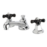 Duchess Two-Handle 3-Hole Deck Mount Widespread Bathroom Faucet with Brass Pop-Up
