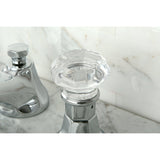 Celebrity Two-Handle 3-Hole Deck Mount Widespread Bathroom Faucet with Brass Pop-Up