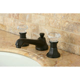 Celebrity Two-Handle 3-Hole Deck Mount Widespread Bathroom Faucet with Brass Pop-Up
