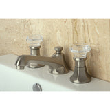 Celebrity Two-Handle 3-Hole Deck Mount Widespread Bathroom Faucet with Brass Pop-Up