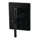 Concord Pressure Balanced Shower Valve Trim Kit with 3-Way Diverter - Valve Included