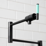 Kaiser Two-Handle 1-Hole Deck Mount Pot Filler Faucet