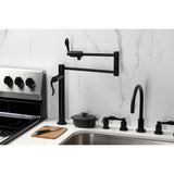 NuWave Single-Hole Deck Mount Pot Filler