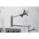 Essex Two-Handle 1-Hole Deck Mount Pot Filler Faucet