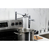 Essex Two-Handle 1-Hole Deck Mount Pot Filler Faucet